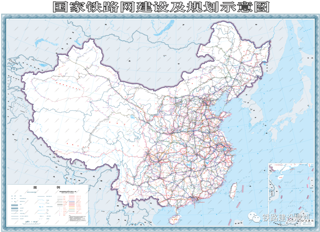 中国铁路地图全图高清版_中国铁路电子地图_中国最新铁路地图