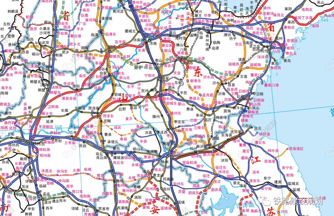 中国铁路电子地图_中国铁路地图全图高清版_中国最新铁路地图